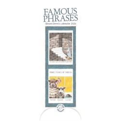 Simon Drews Famous Phrases Slim Calendar