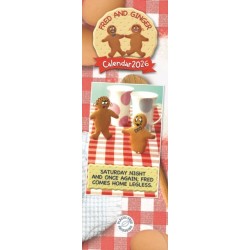 Fred Ginger Slim Calendar 2026