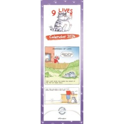 9 Lives Slim Calendar 2026