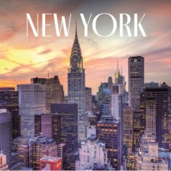 New York Square Wall Calendar 2026