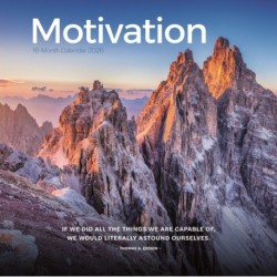 Motivation Square Wall Calendar 2026