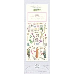 Garden Days Slim Calendar 2026