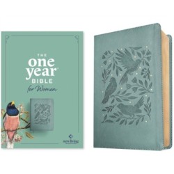 NLT The One Year Bible for Women, Birdsong Teal
