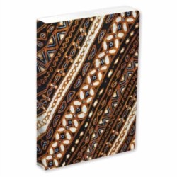 Journal Batik Udan Liris (Drizzling Rain), Lined Paperback: Blank Lined 144 Page A5 Notebook