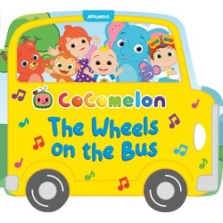 CoComelon Wheels On The Bus Shaped Board Book