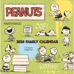 Peanuts Planner Wall Calendar 2026