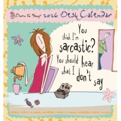 Born To Shop Easel Desk Calendar 2026