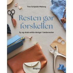 Resten gør forskellen: Sy og skab enkle design i læderrester