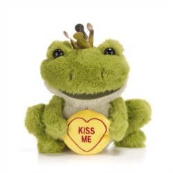 Love Hearts 7" Frog - Kiss Me Plush Gift