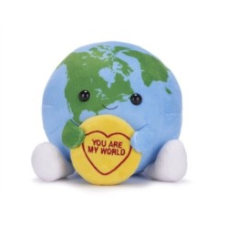 Love Hearts 7" You Are My World Plush Gift
