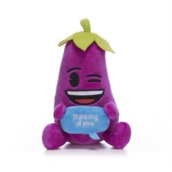 7" Aubergine Emoji Plush Gift