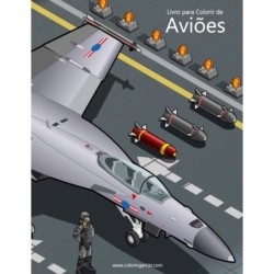 Livro para Colorir de Avioes 1