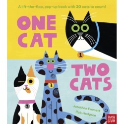 One Cat, Two Cats: A lift-the-flap, pop-up book with 20 cats to count!