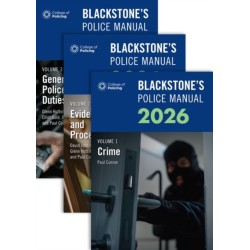 Blackstone's Police Manuals Three Volume Set 2026
