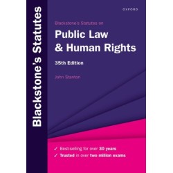Blackstone's Statutes on Public Law & Human Rights