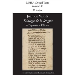 'Dialogo De La Lengua'. by Juan De Valdes. a Diplomatic Edition. Edit