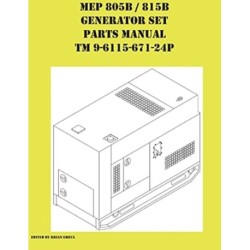 MEP 805B / 815B Generator Set Repair Parts Manual TM 9-6115-671-24P