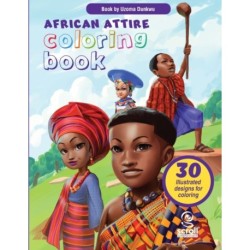 African Attire Coloring Book