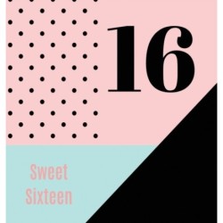 Happy 16th Birthday Guest Book (Hardcover): Sweet Sixteen Guest book, party and birthday celebrations decor, memory book, 16th birthday, happy birthday guest book, celebration message log book, celebration guestbook, celebration parties, message log keeps