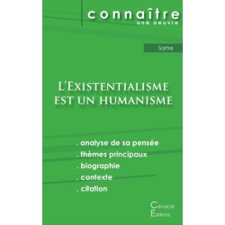 Fiche de lecture L'Existentialisme est un humanisme de Jean-Paul Sartre (analyse litteraire de reference et resume complet)