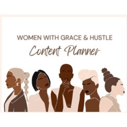 Women With Grace & Hustle Content Planner