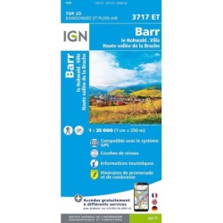 TOP25: 3717ET: Barr - Le Howald - Villé - Vallée de la Bruche