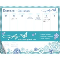 Dolly Parton 2026 Weekly Desk Pad Calendar