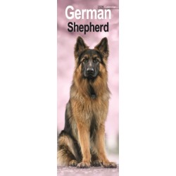 German Shepherd Slim Calendar 2026  Dog Breed Slimline Calendar - 12 Month