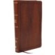 KJV Giant Print End-of-Verse Reference Bible, Brown Leathersoft, Red Letter, Comfort Print