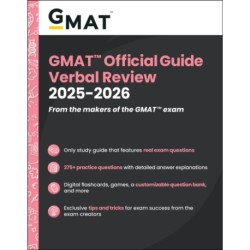 GMAT Official Guide Verbal Review 2025-2026: Book + Online Question Bank