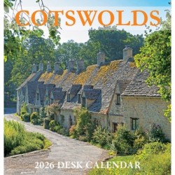 Cotswolds Mini Desktop Calendar - 2026