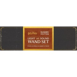 Harry Potter: Harry Potter Light and Sound Wand Set: Plays 12 Spells in Harry’s Voice!