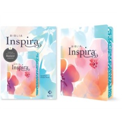 Biblia Inspira NTV con Filament  (SentiPiel, Paraiso floral)