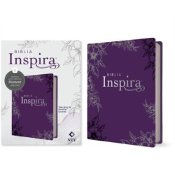 Biblia Inspira NTV con Filament  (Tapa dura de SentiPiel, Lavanda)