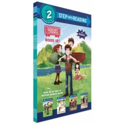 Boxcar Children Step into Reading Boxed Set -1: Meet the Boxcar Children- Surprise Island Adventure- Secret of the Yellow House-and Mystery at the Old Ranch