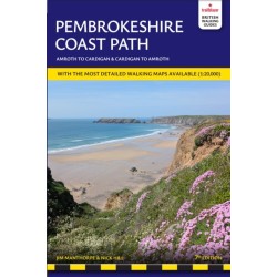 Pembrokeshire Coast Path Trailblazer Walking Guide: Amroth to Cardigan British Walking Guide with 96 Large-Scale Walking Maps