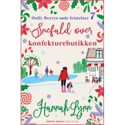 Snefald over konfekturebutikken