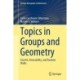 Topics in Groups and Geometry: Growth, Amenability, and Random Walks