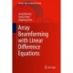 Array Beamforming with Linear Difference Equations