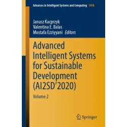 Advanced Intelligent Systems for Sustainable Development (AI2SD’2020): Volume 2