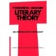 Twentieth-Century Literary Theory: An Introductory Anthology