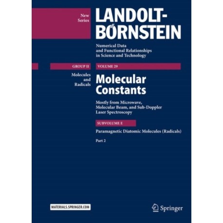 Molecular Constants Mostly from Microwave, Molecular Beam, and Sub-Doppler Laser Spectroscopy: Paramagnetic Diatomic Molecules (Radicals), Part 2