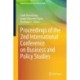 Proceedings of the 2nd International Conference on Business and Policy Studies