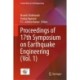 Proceedings of 17th Symposium on Earthquake Engineering (Vol. 1)