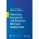 Active Array Antennas for High Resolution Microwave Imaging Radar