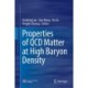 Properties of QCD Matter at High Baryon Density
