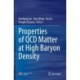 Properties of QCD Matter at High Baryon Density