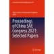Proceedings of China SAE Congress 2021: Selected Papers