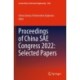 Proceedings of China SAE Congress 2022: Selected Papers