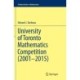 University of Toronto Mathematics Competition (2001–2015)